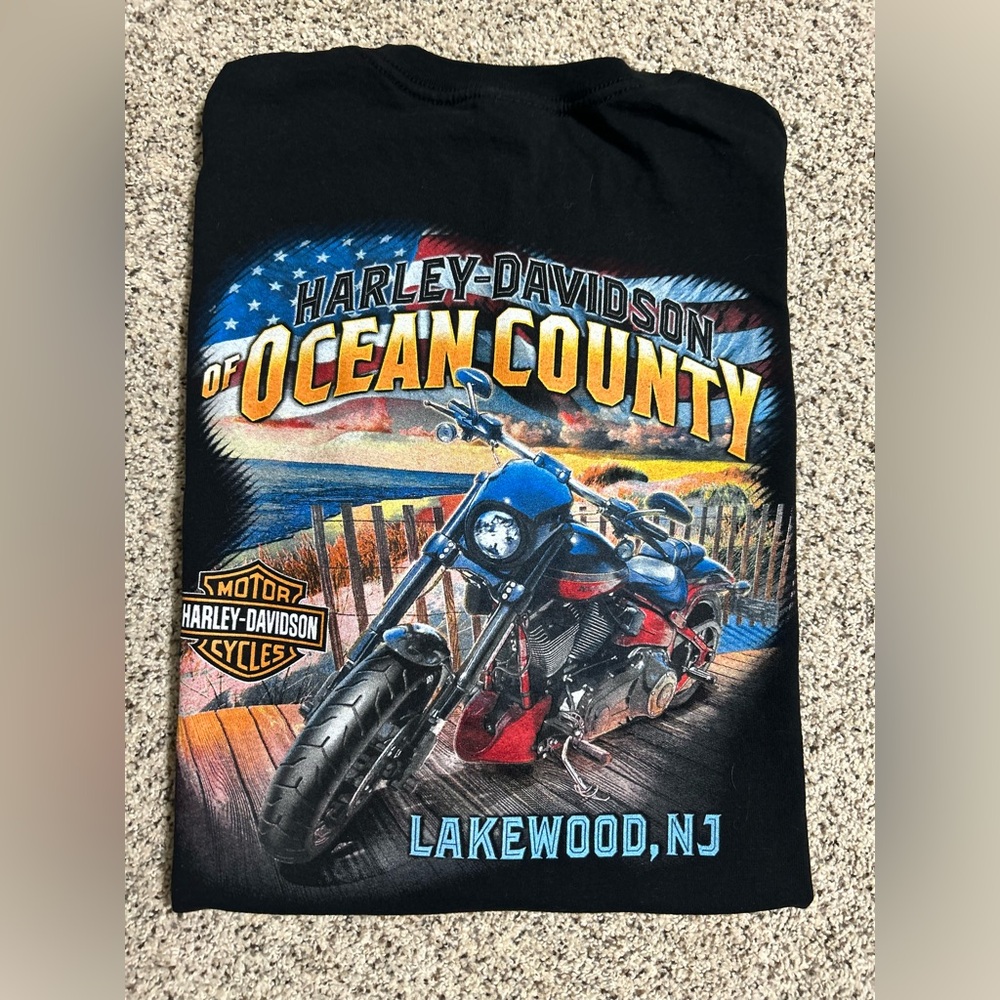 Harley-Davidson Of Ocean County Lakewood, New Jersey T-shirt Size 3XL